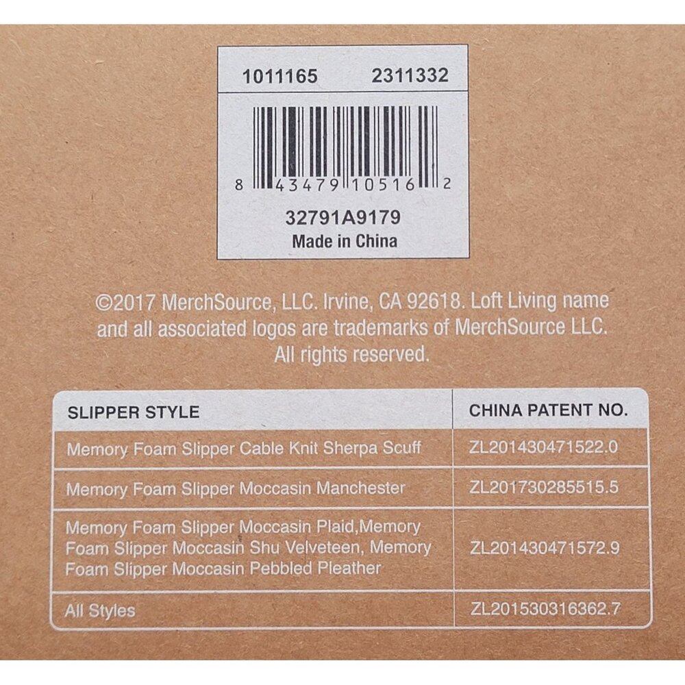 Loft Living Womens Memory Foam Slippers Med 7-8 Blue Faux Fur Non-Skid - Picture 3 of 6